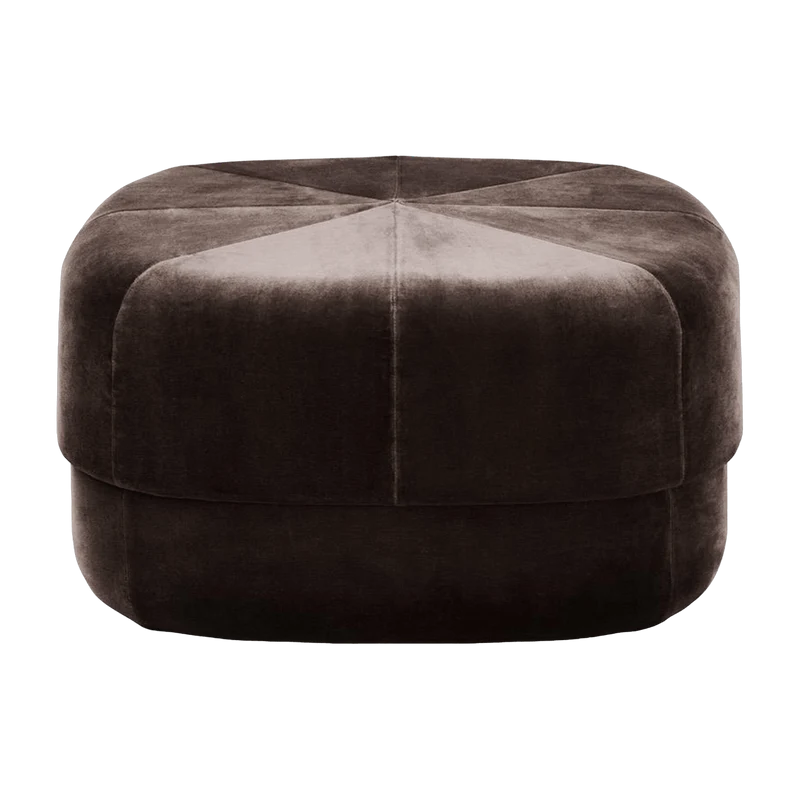 Pouf en polyester coffee L Circus Coffee - Normann Copenhagen