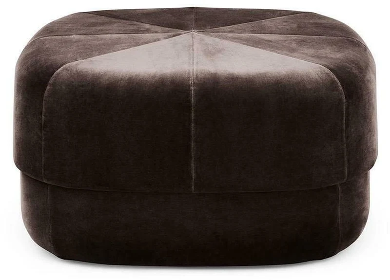 Pouf en polyester coffee L Circus Coffee - Normann Copenhagen