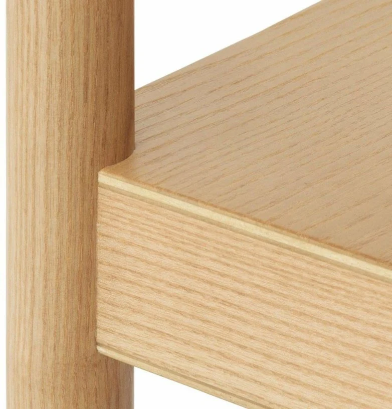 Fauteuil lounge en frêne laqué et peint Timb Tan - Normann Copenhagen