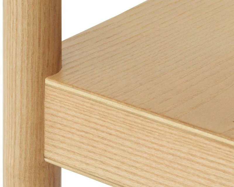 Fauteuil lounge en frêne laqué et peint Timb Tan - Normann Copenhagen
