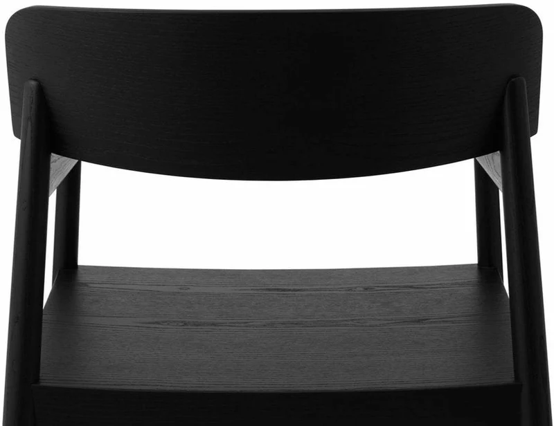 Fauteuil lounge en frêne noir Timb noir - Normann Copenhagen