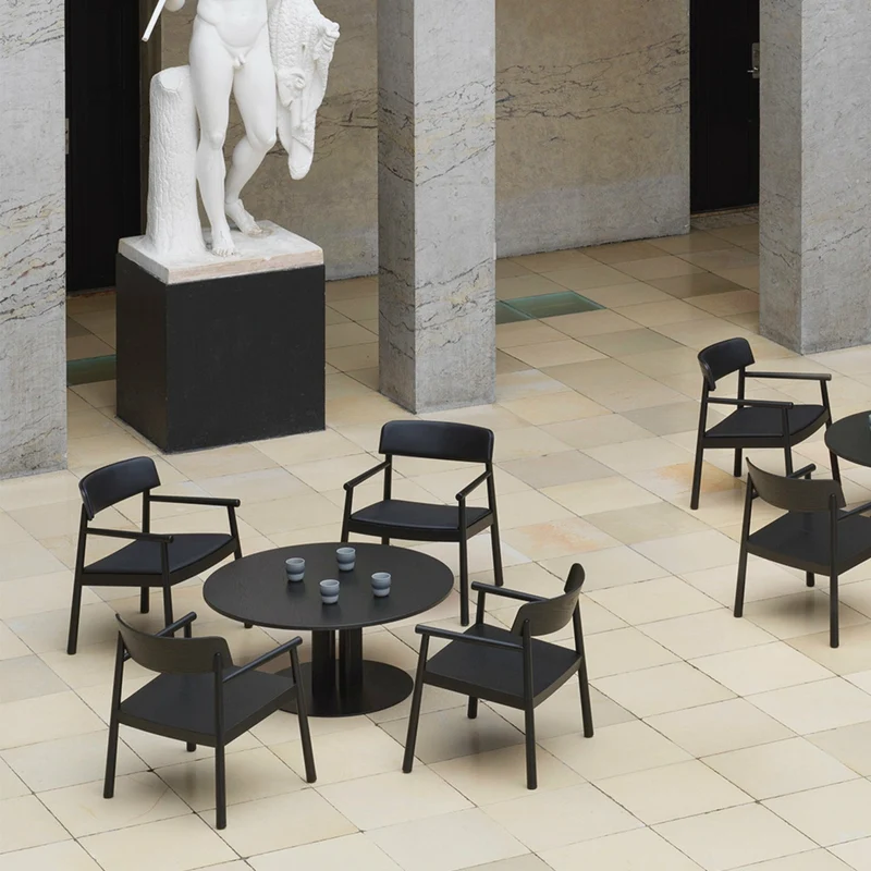 Fauteuil lounge en frêne noir Timb noir - Normann Copenhagen