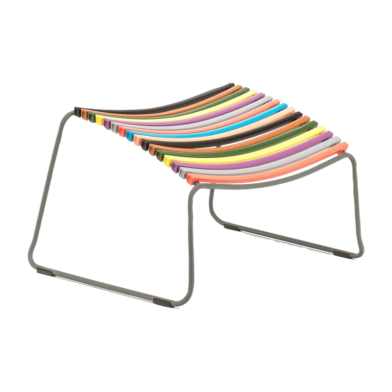 Repose-pieds en métal et plastique multicolore CLICK - Houe