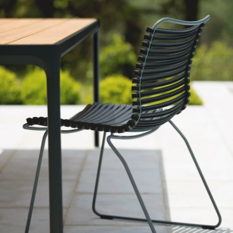 Chaise en métal et plastique multicolore CLICK - Houe
