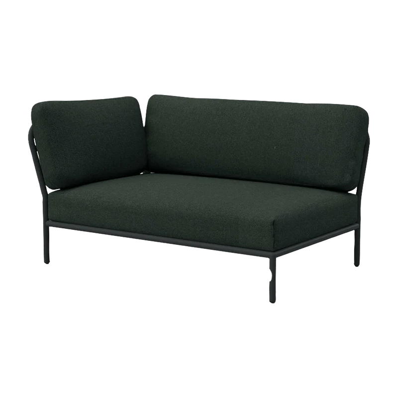 Module gauche de canapé lounge vert alpin LEVEL - Houe
