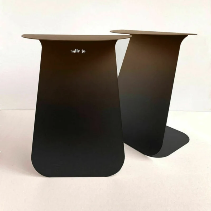 Table d'appoint ronde en acier dégradé Youmy - Mlle Jo