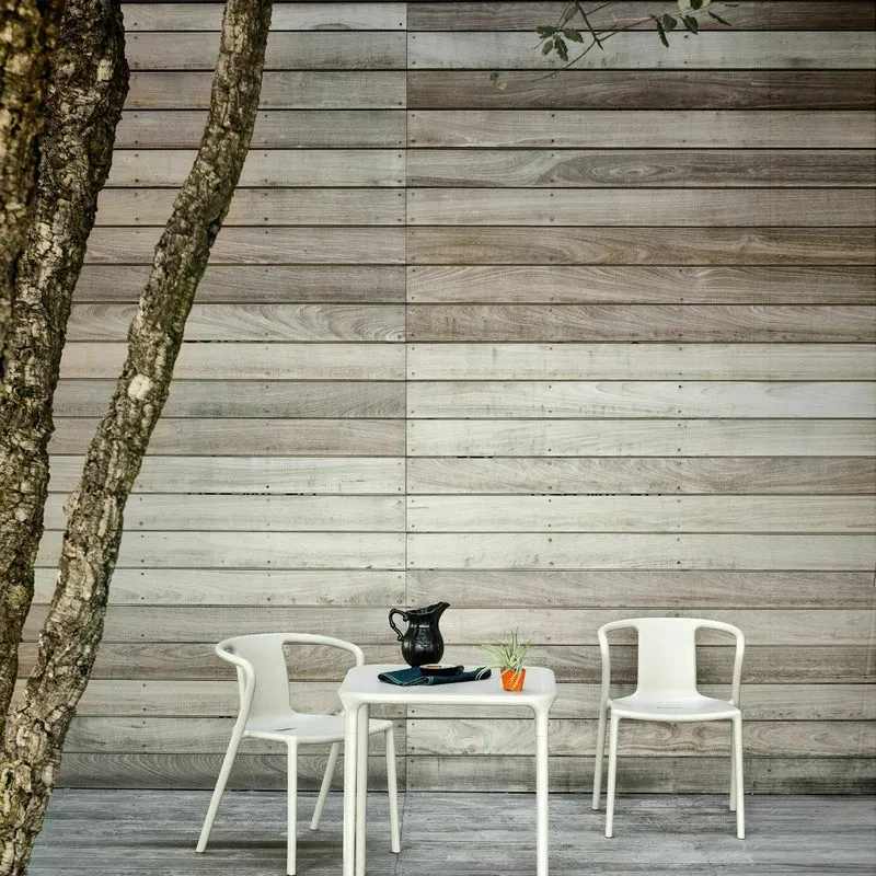 Chaise avec accoudoirs en polypropylène orange Air - Magis