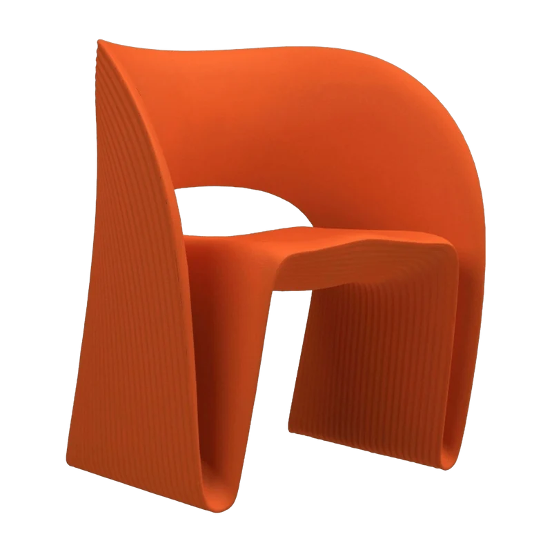 Fauteuil design orange Raviolo - Magis