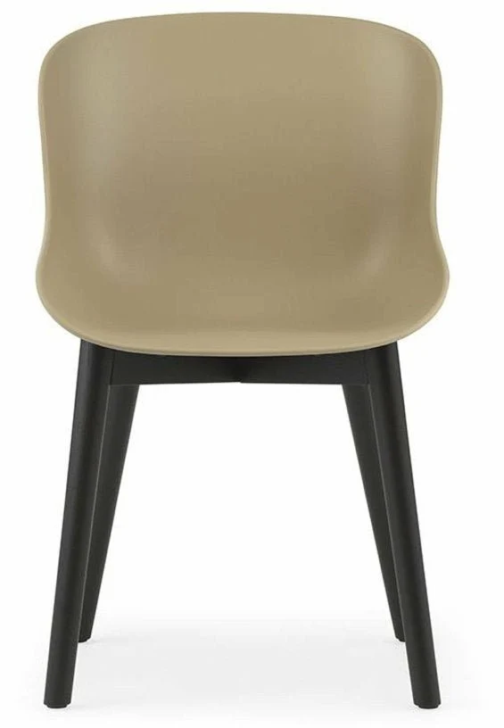 Chaise en chêne vernis noir et pp sable Hyg - Normann Copenhagen