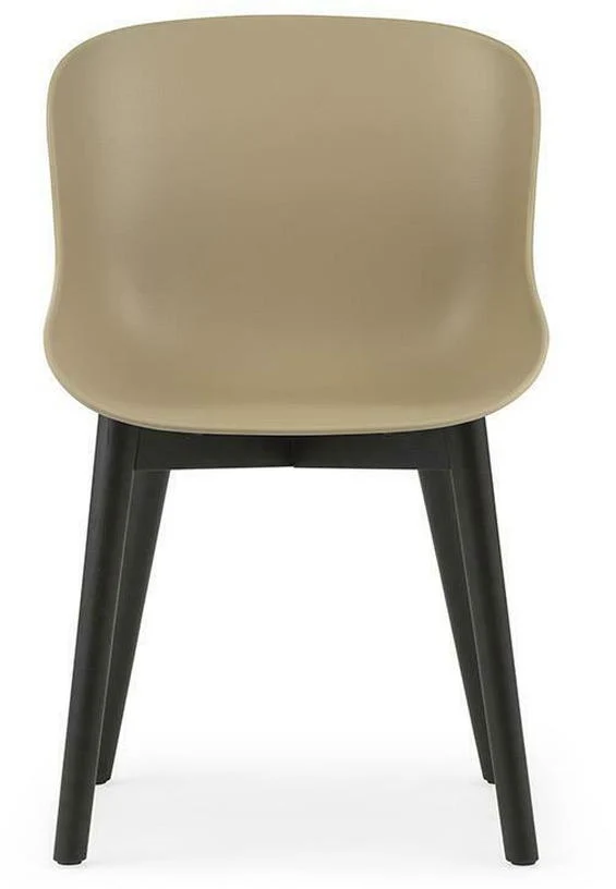 Chaise en chêne vernis noir et pp sable Hyg - Normann Copenhagen