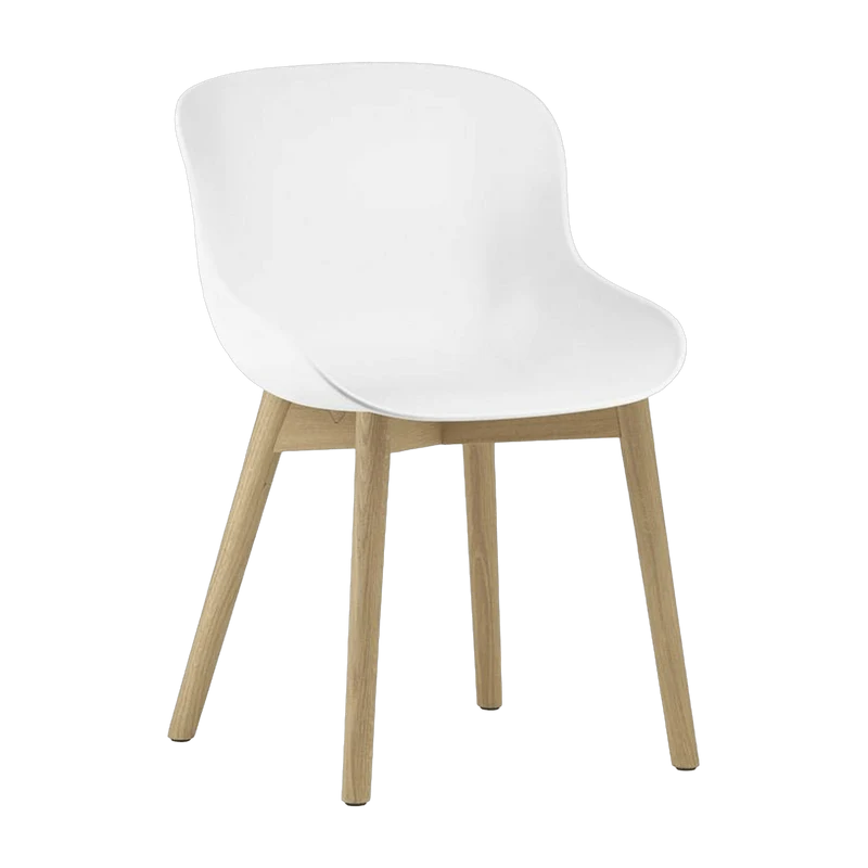 Chaise en chêne laqué et pp blanc Hyg - Normann Copenhagen