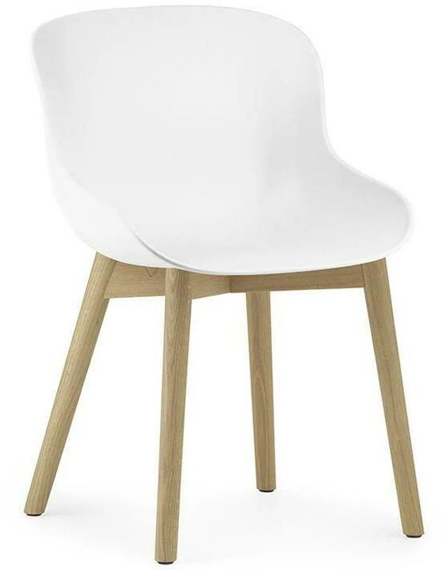 Chaise en chêne laqué et pp blanc Hyg - Normann Copenhagen