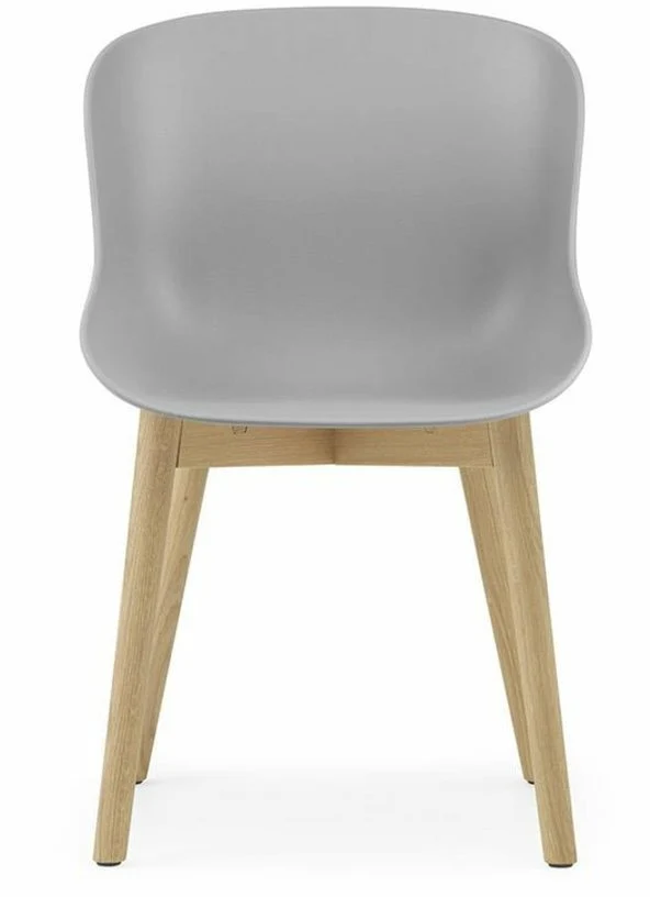 Chaise en chêne laqué et pp gris Hyg - Normann Copenhagen