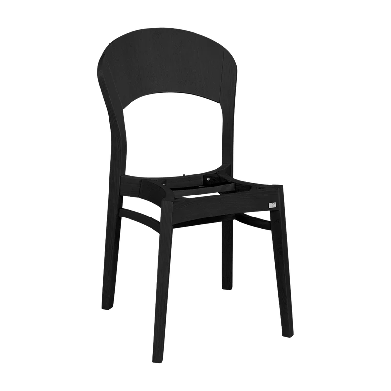 Base de chaise en frêne noir Rainbow - Hans k