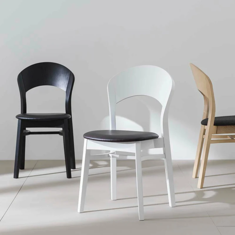 Base de chaise en frêne noir Rainbow - Hans k