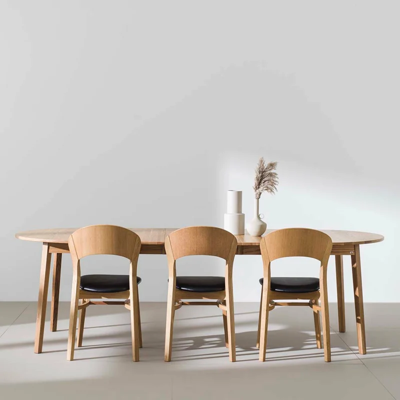 Base de chaise en chêne huilé Rainbow - Hans k