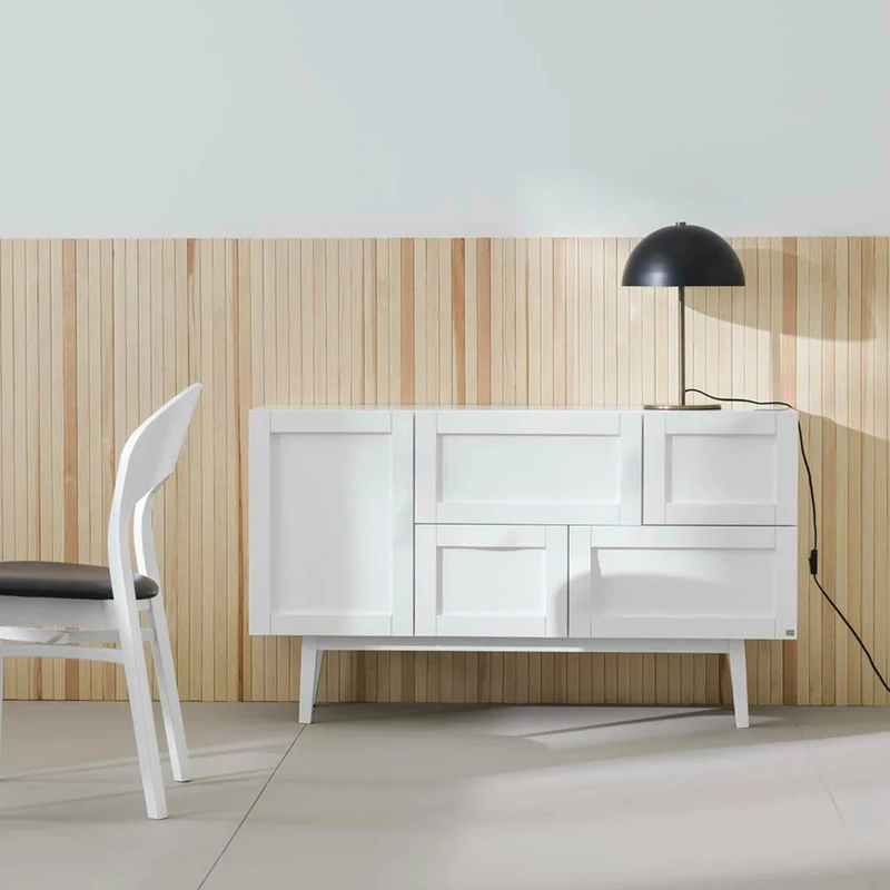 Base de chaise en bouleau blanc Rainbow - Hans k