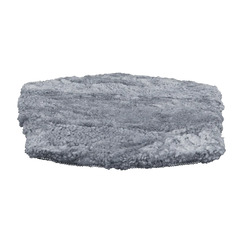 Coussin d'assise pour fauteuil lounge en peau de mouton graphite ZigZag - Hans K