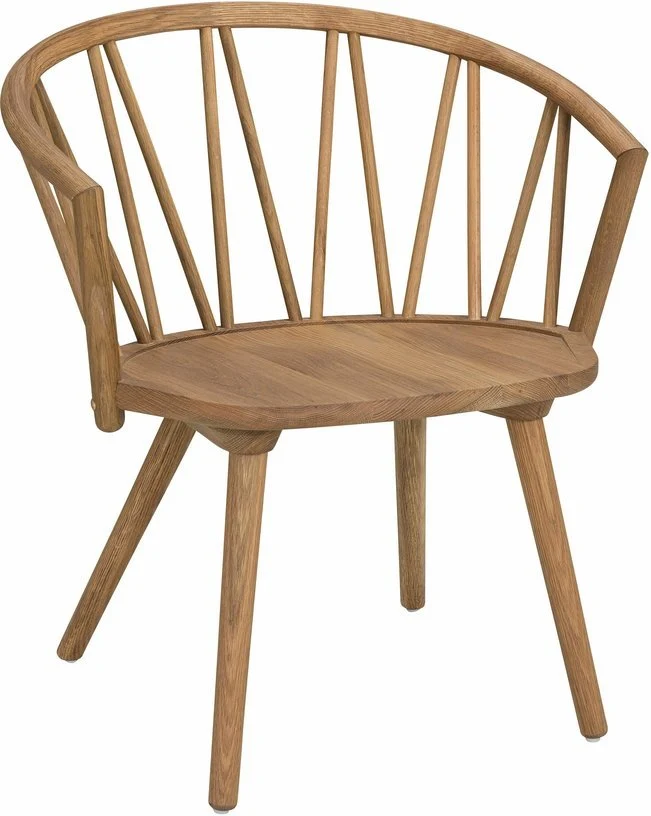 Fauteuil lounge en chêne huilé ZigZag - Hans K
