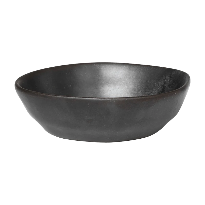Bol en porcelaine noir S Flow - Ferm Living