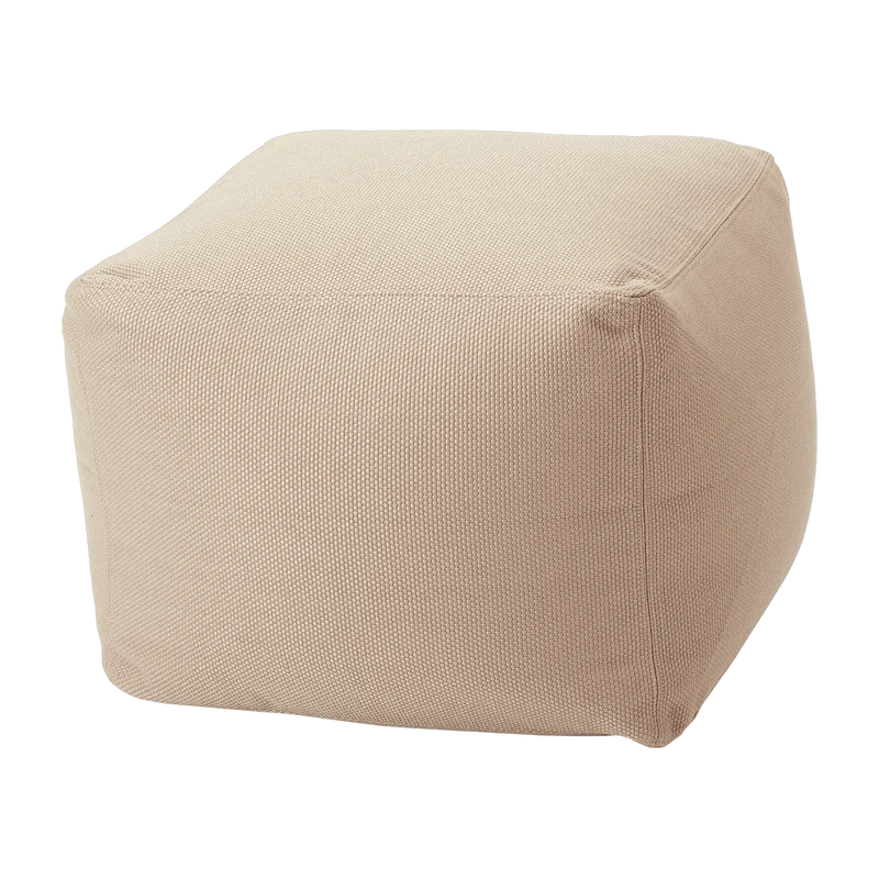 Pouf d'extérieur 50 x 50 cm tortora Archimede - Meme Design