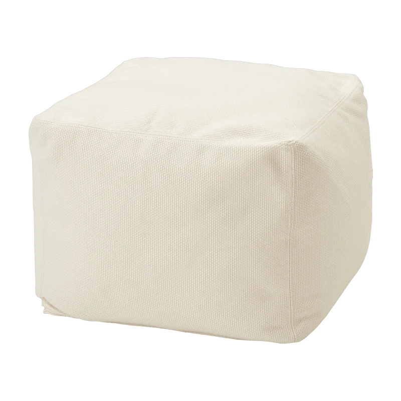 Pouf d'extérieur 50 x 50 cm blanc Archimede - Meme Design