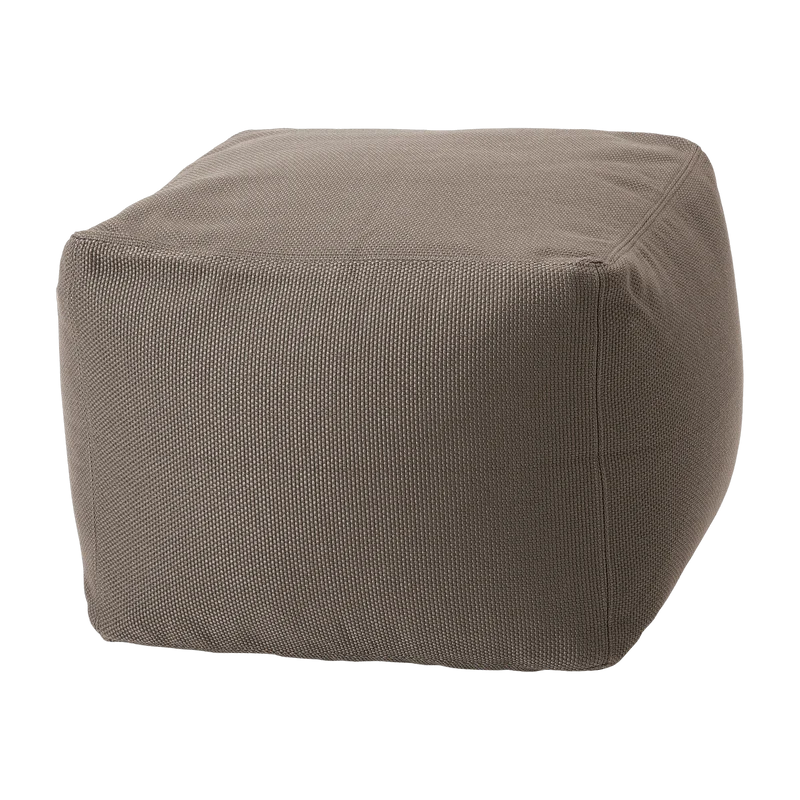 Pouf d'extérieur 50 x 50 cm gris anthracite Archimede - Meme Design