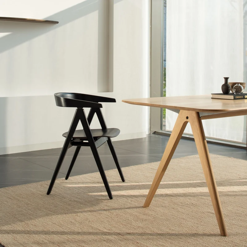 Table en chêne huilé 90 x 140 cm Ava - Gazzda