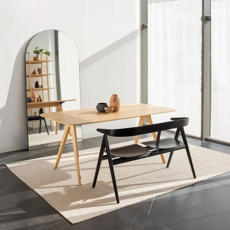 Table en chêne huilé 90 x 140 cm Ava - Gazzda