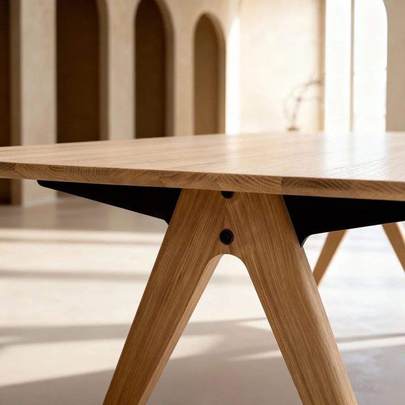 Table en chêne huilé 90 x 140 cm Ava - Gazzda