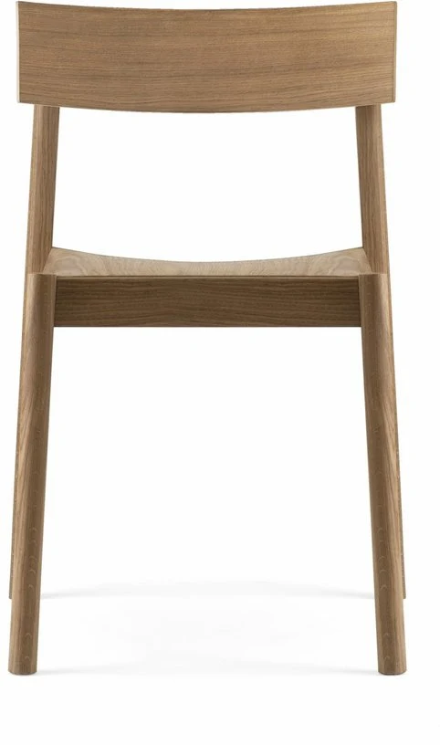 Chaise en chêne naturel huilé et dossier rectangulaire Citizen - Emko