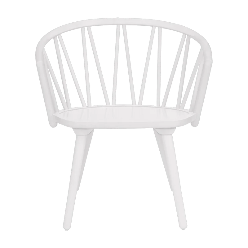 Fauteuil lounge en bouleau blanc ZigZag - Hans K