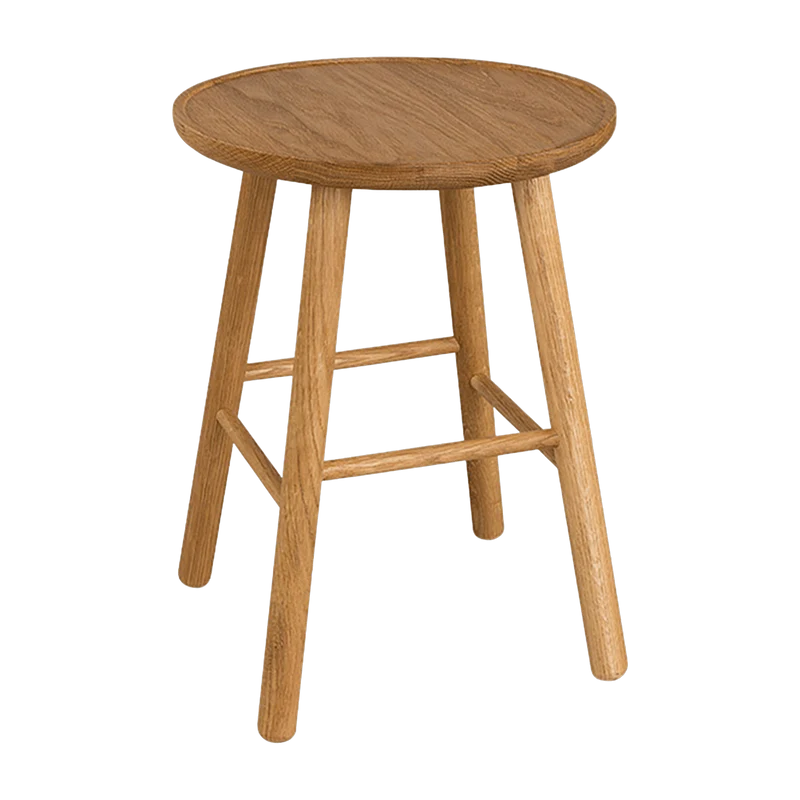 Tabouret en chêne huilé 47 cm ZigZag - Hans K