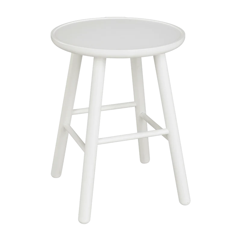 Tabouret en bouleau blanc 47 cm ZigZag - Hans K