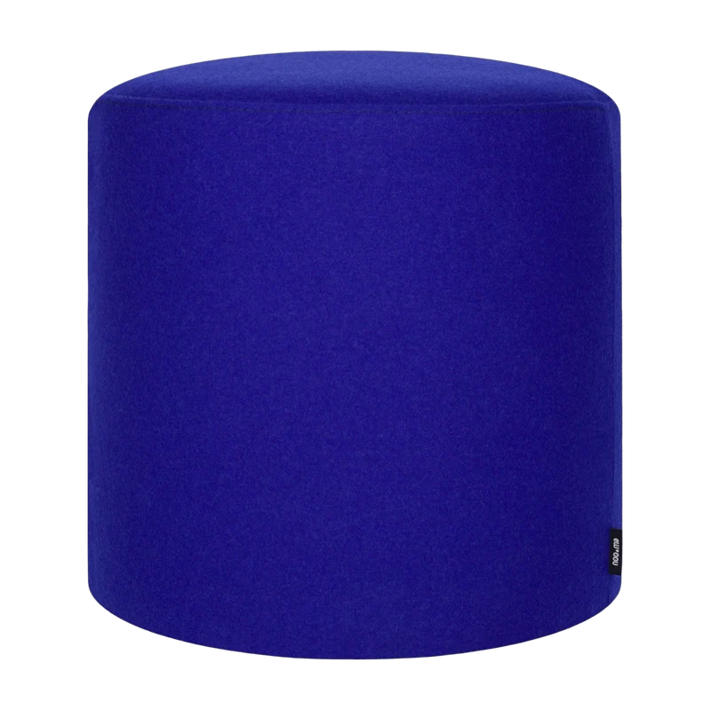 Pouf en laine myrtille 40 cm Folk - noo.ma