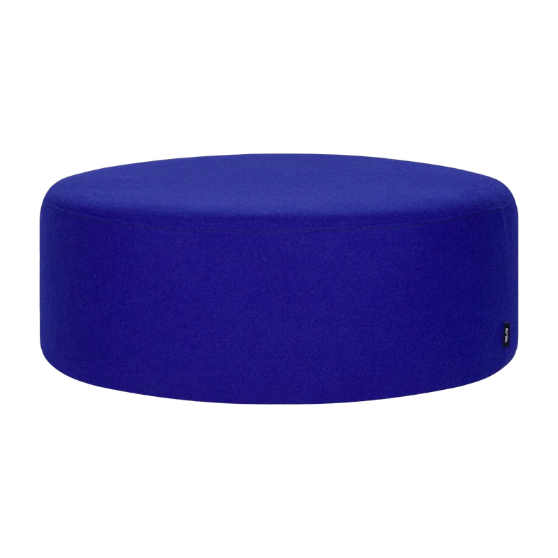 Large pouf en laine myrtille 25 cm Folk - noo.ma
