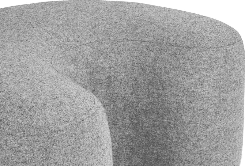 Pouf en laine gris Ü - noo.ma