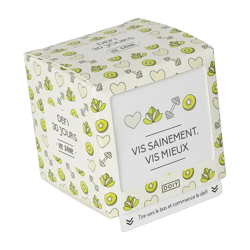 Box défi 30 jours Healthy Lifestyle - Doiy