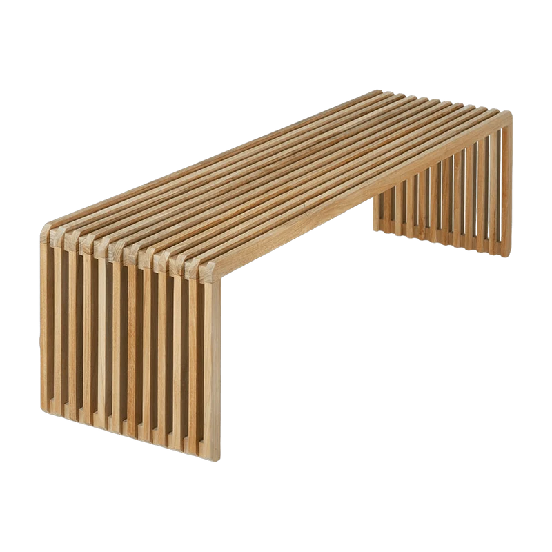 Banc en teck Slatted - HKliving