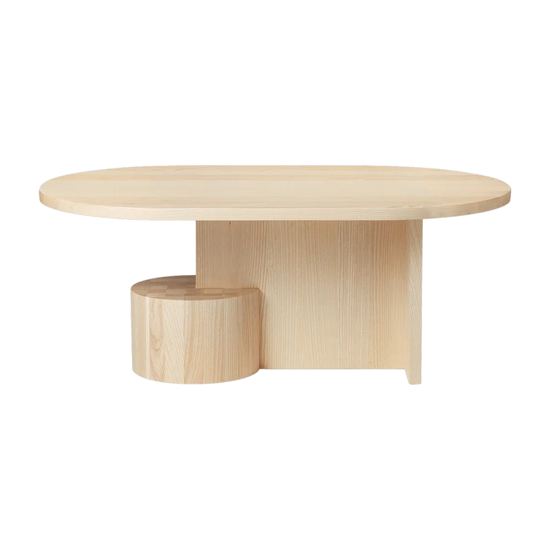Table basse ovale en frêne naturel Insert - Ferm Living