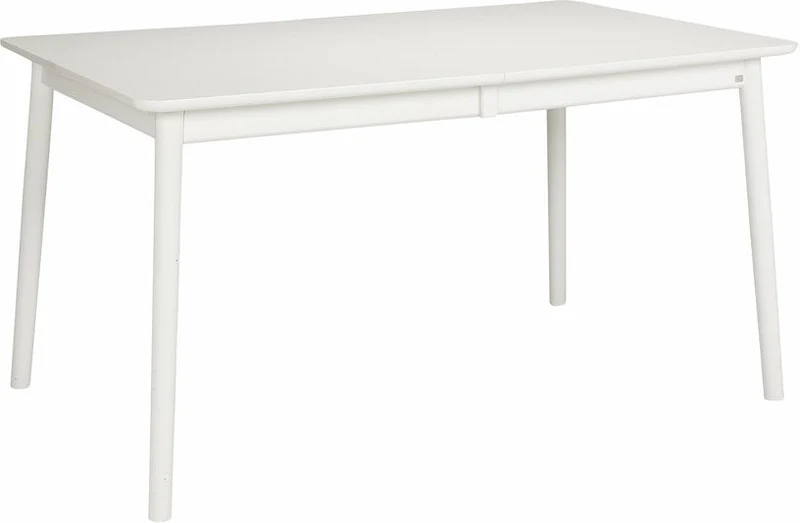 Table rectangulaire en bouleau blanc 140 x 90 cm ZigZag - Hans K