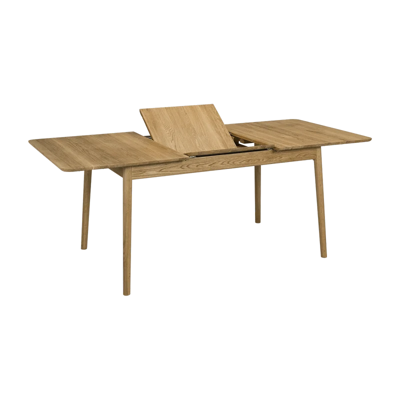 Table rectangulaire papillon en chêne huilé 140 x 90 cm ZigZag - Hans K