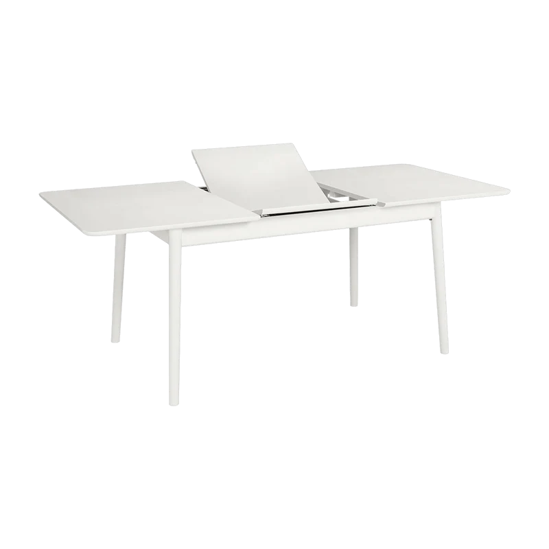 Table rectangulaire papillon en bouleau blanc 140 x 90 cm ZigZag - Hans K