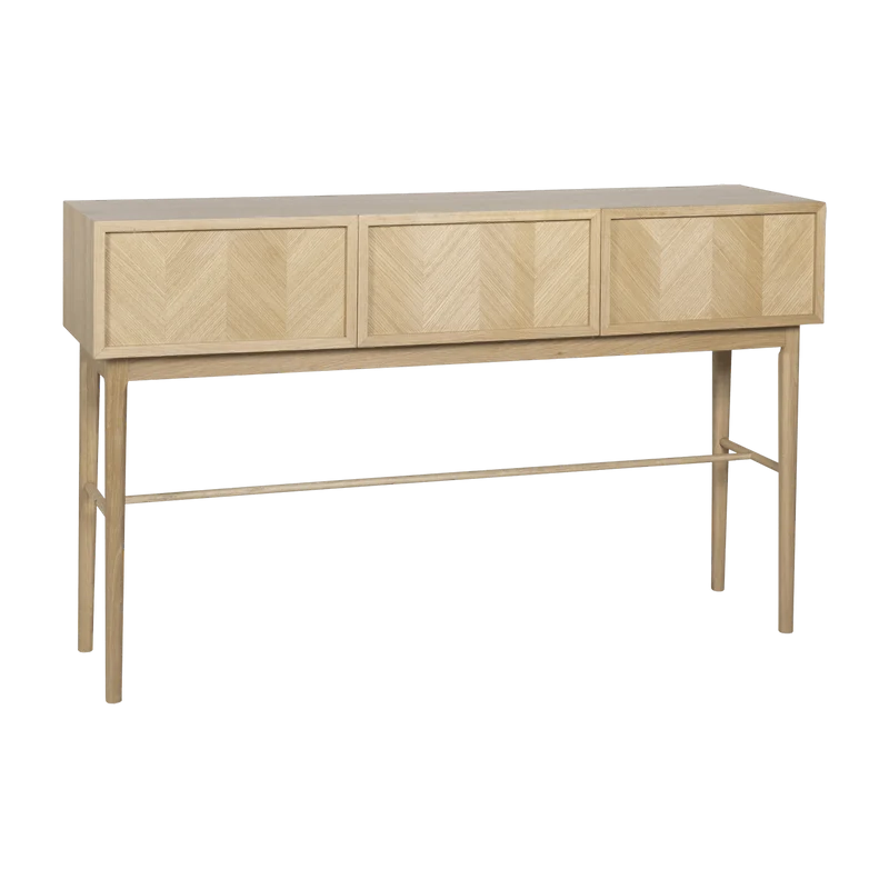 Table console en chêne naturel - Hübsch