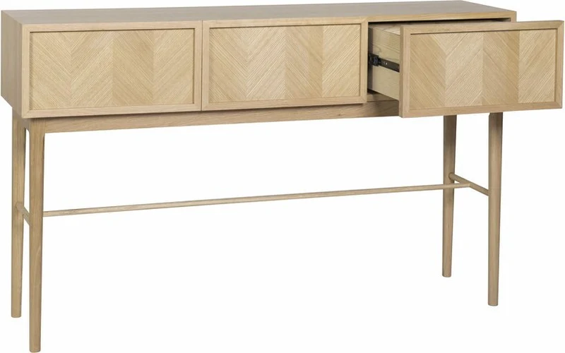 Table console en chêne naturel - Hübsch