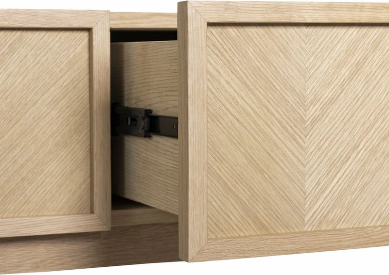 Table console en chêne naturel - Hübsch