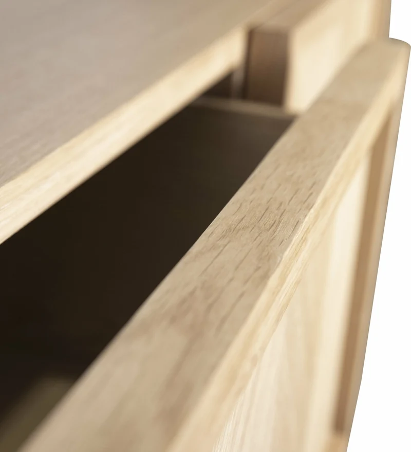 Table console en chêne naturel - Hübsch