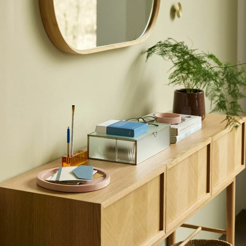 Table console en chêne naturel - Hübsch