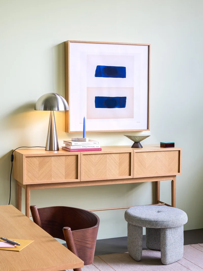 Table console en chêne naturel - Hübsch