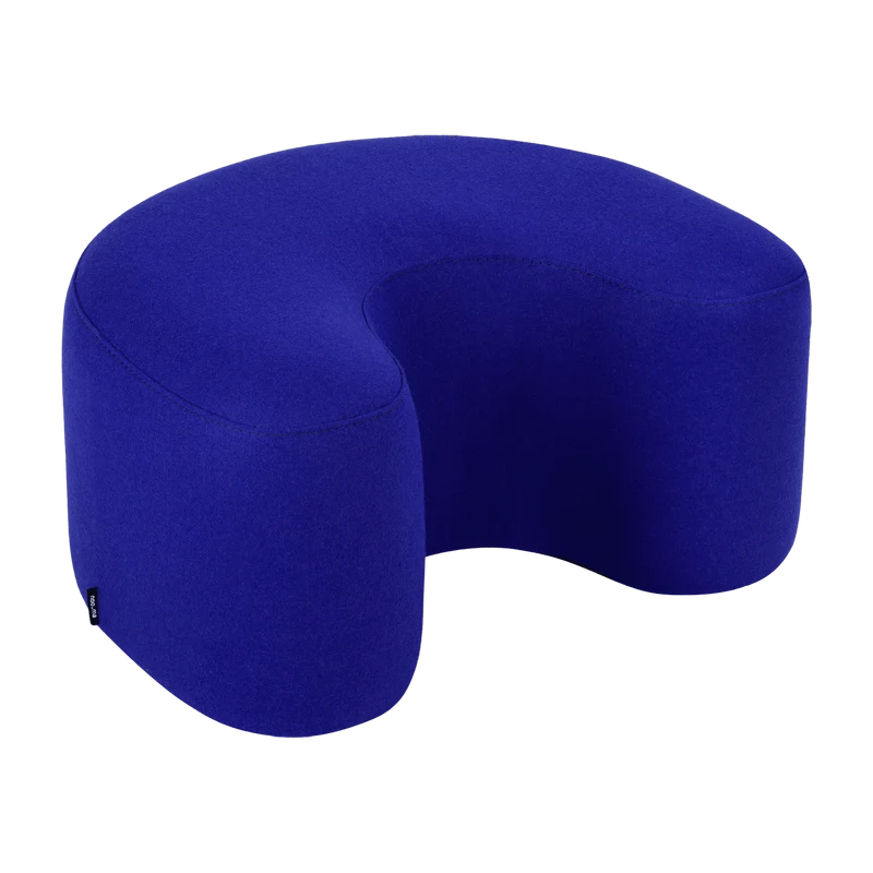 Pouf en laine myrtille Ü - noo.ma